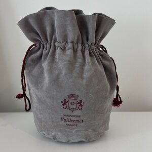 ORFEVRERIE VUILLERMET France vintage velvet storage pouch
